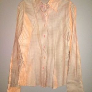 Women's button down shirt.